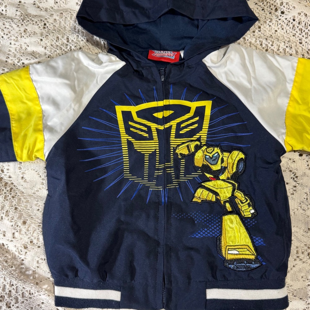 Transformers‎ Animated Bumblebee Hooded Jacket Boys Kids